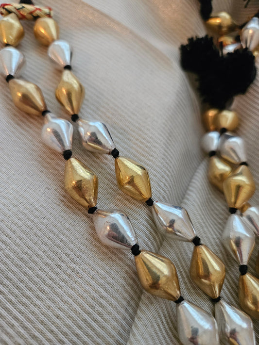 Dolki Mala, Dual tone Dholki Necklace