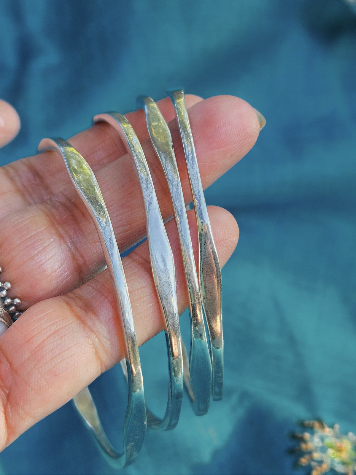 925 Sterling Silver Bangles, Plain Silver Stacking Bangles, Silver Bracelet
