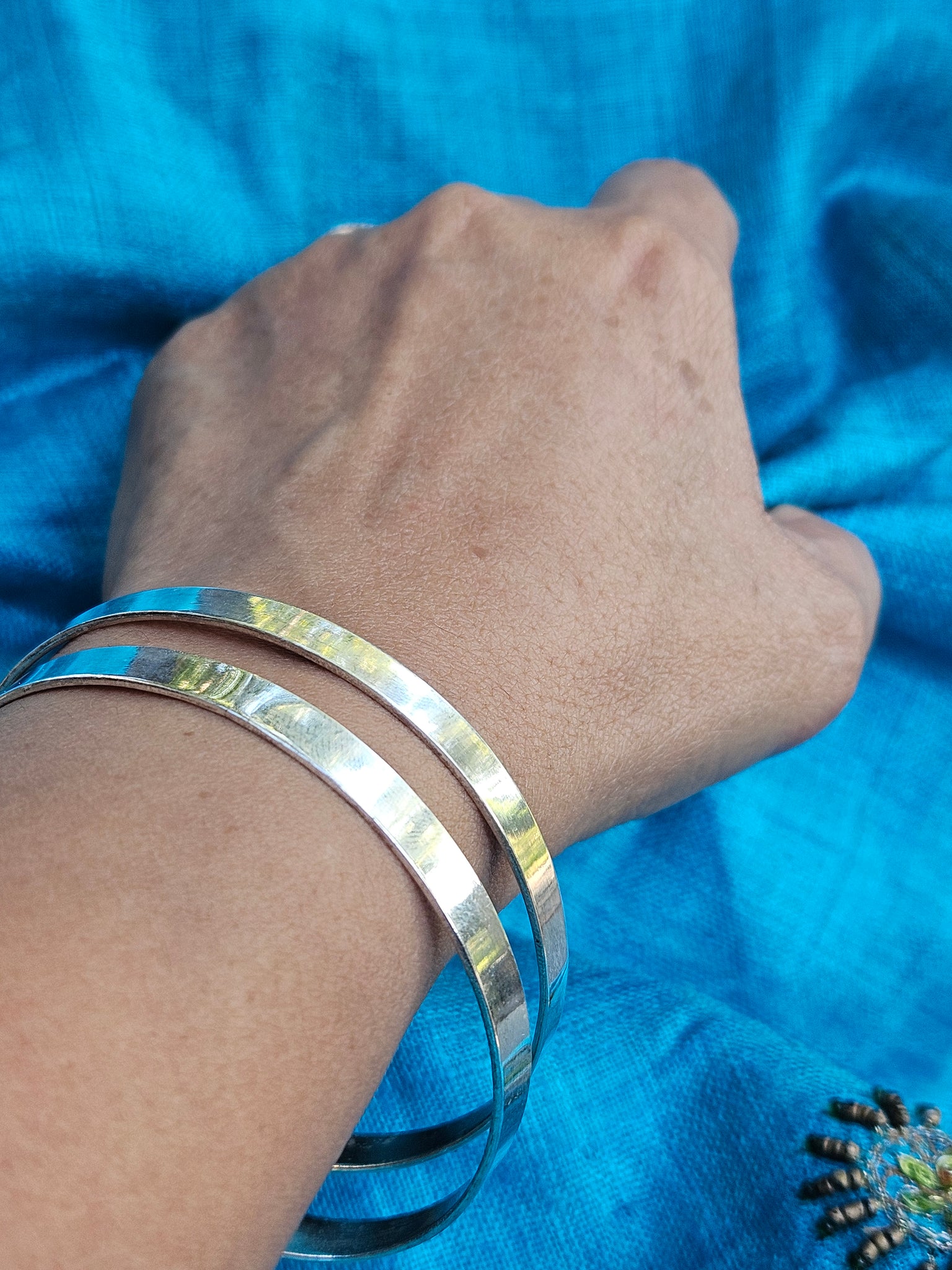 925 Silver stacking bangles