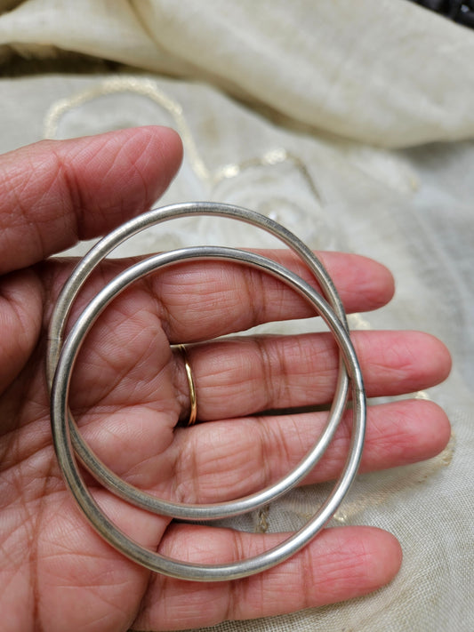 925 Sterling Silver plain bangles