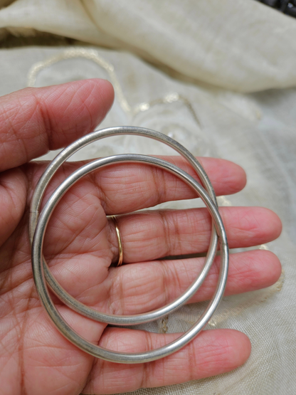 925 Sterling Silver plain bangles