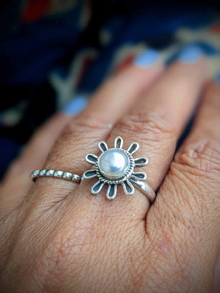Thin Silver ring, Oxidised silver ring, Silver band, Band ring, Stacking silver ring