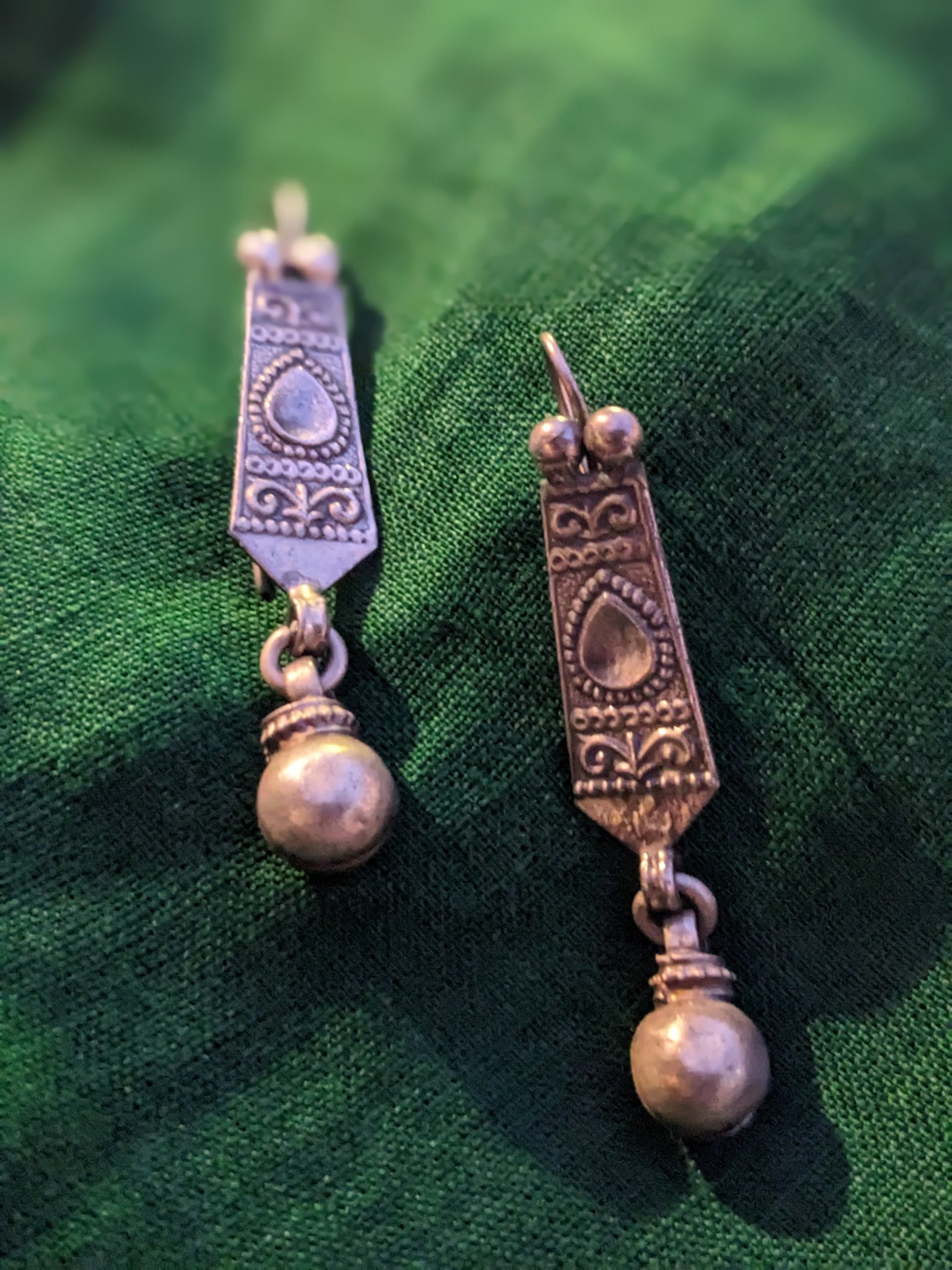 Silver earring
