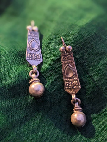 Silver earring