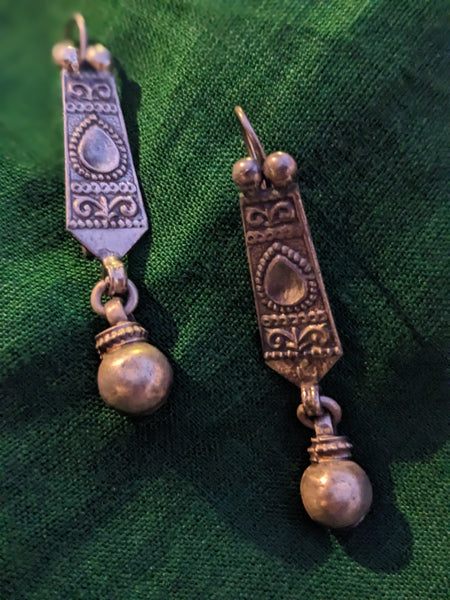 Silver earring