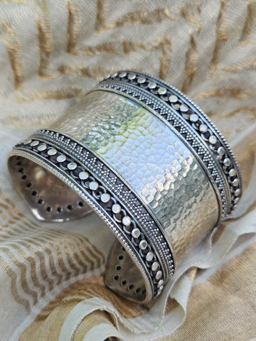 925 Sterling Silver Wide Cuff Bracelet