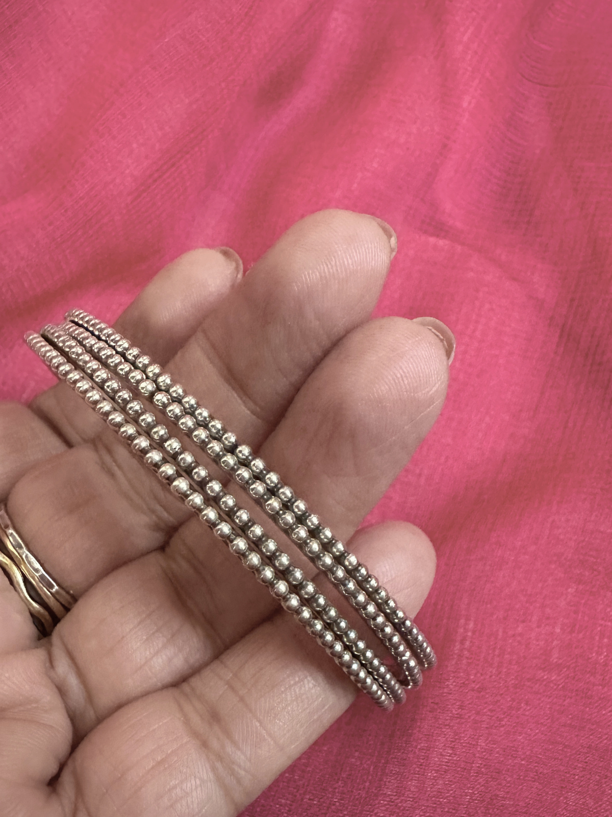 92.5 Silver Rawa bangles, Stacking Silver Bangles