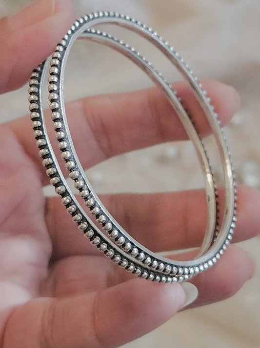 92.5 Silver Rawa bangles, Stacking Silver Bangles
