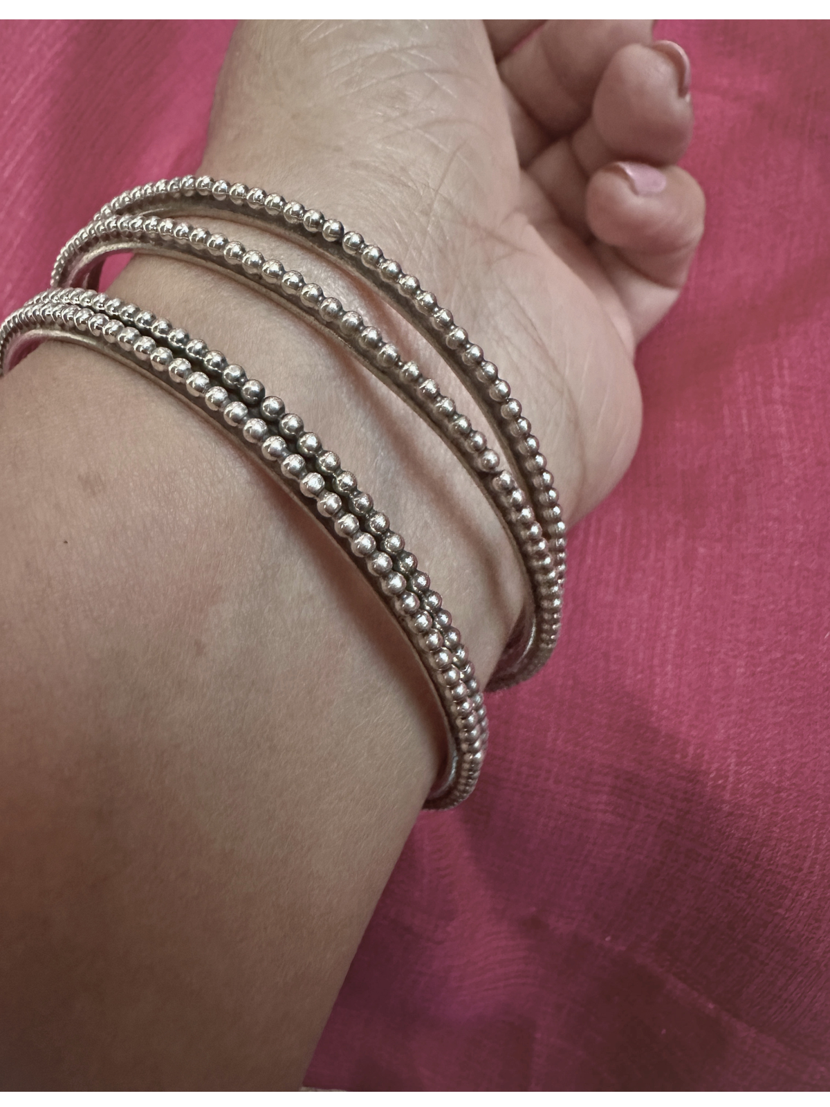 92.5 Silver Rawa bangles, Stacking Silver Bangles