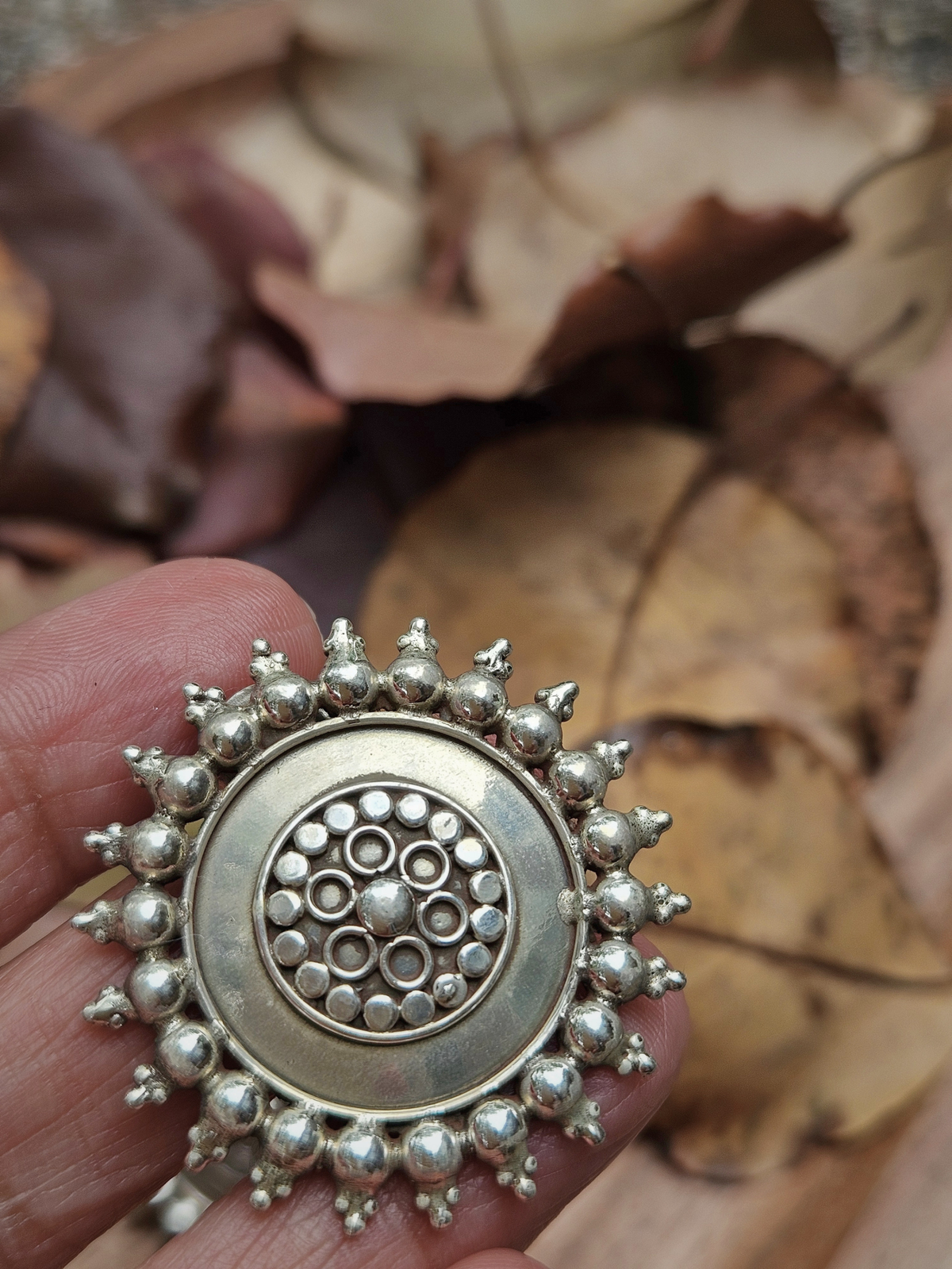 Surya Sterling Silver Statement Ring | 925 Jaipur Handcrafted Oxidised Sunburst Ring