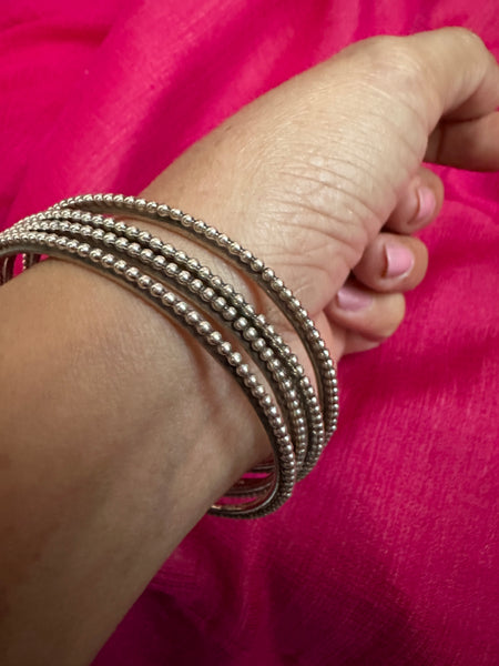 92.5 Silver Rawa bangles, Stacking Silver Bangles