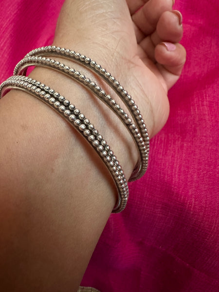 92.5 Silver Rawa bangles, Stacking Silver Bangles