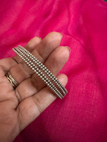 92.5 Silver Rawa bangles, Stacking Silver Bangles