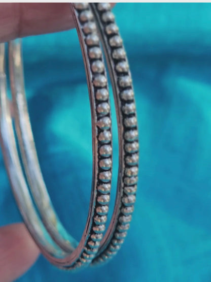 Sterling Silver stacking bangles,  925 sterling silver bangle bracelets