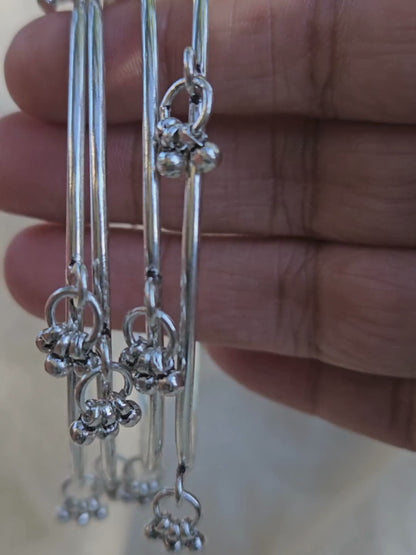 925 Sterling Silver Ghunghroo Bangle