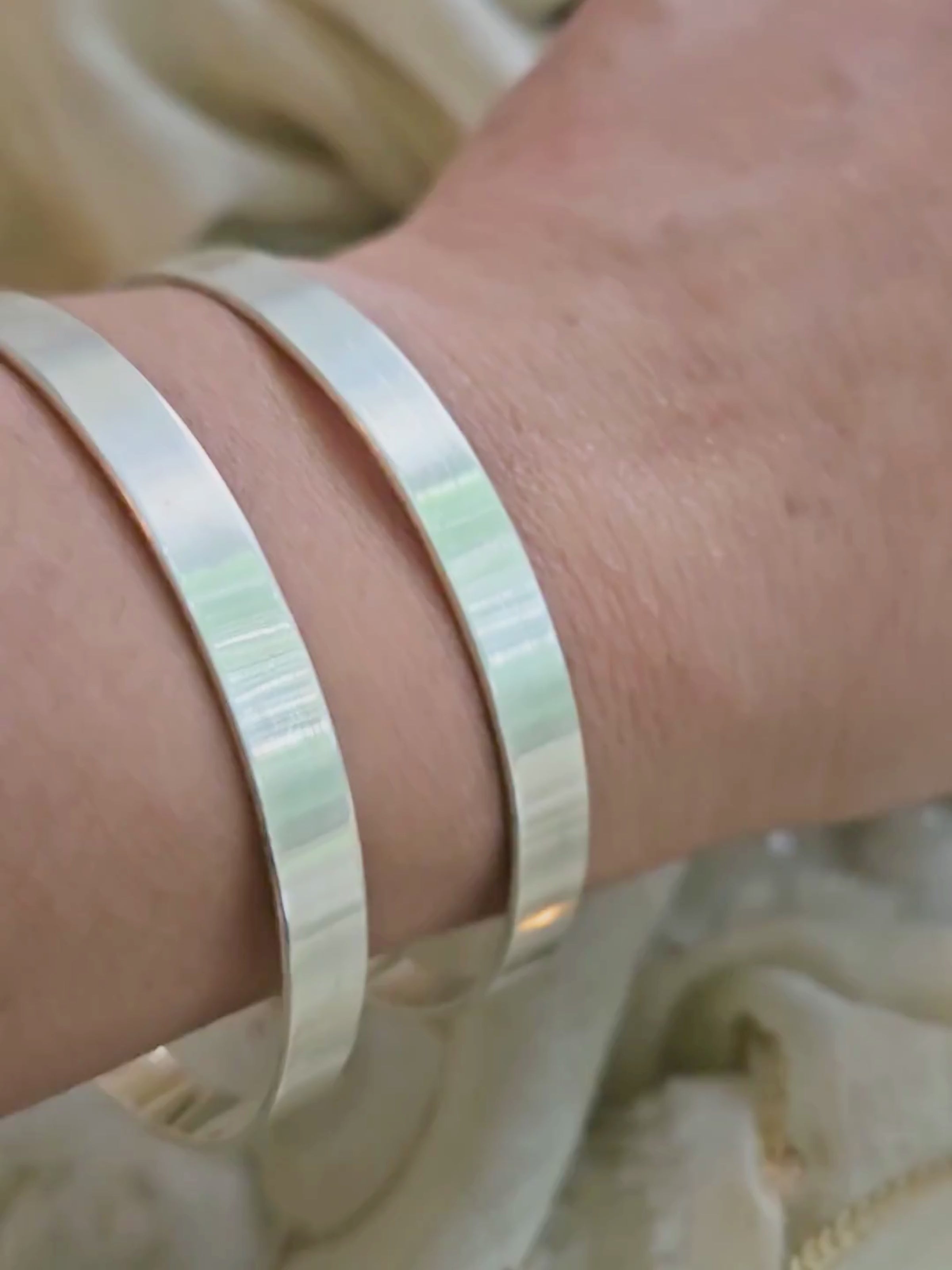 Plain Silver Bangles | 925 Sterling Silver Plain Bangles