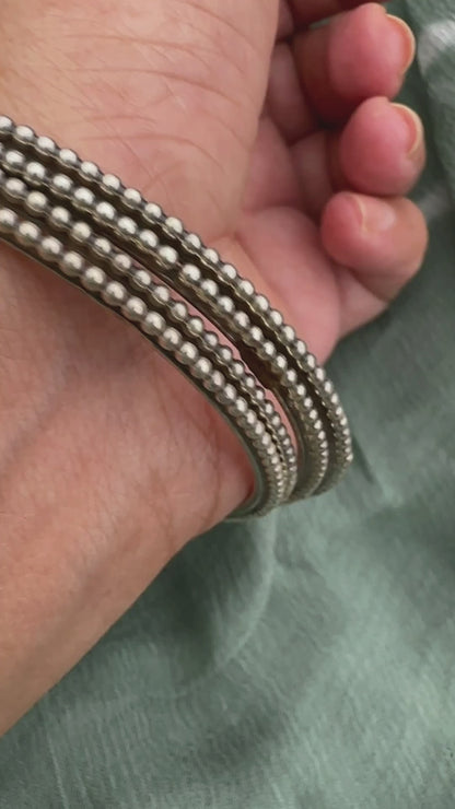 92.5 Silver Rawa bangles, Stacking Silver Bangles