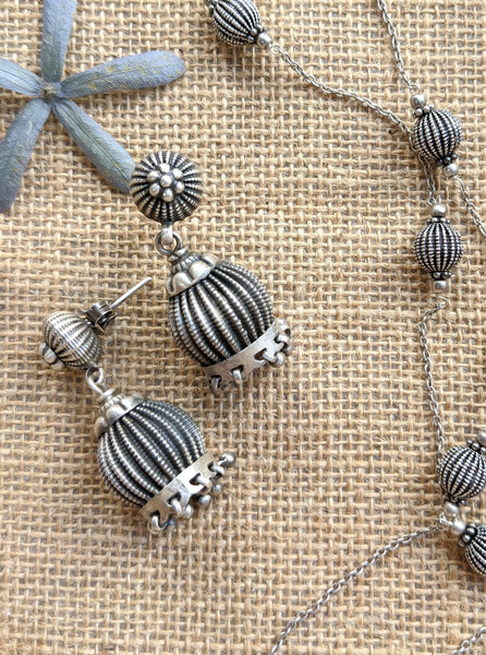 Silver Jhumka