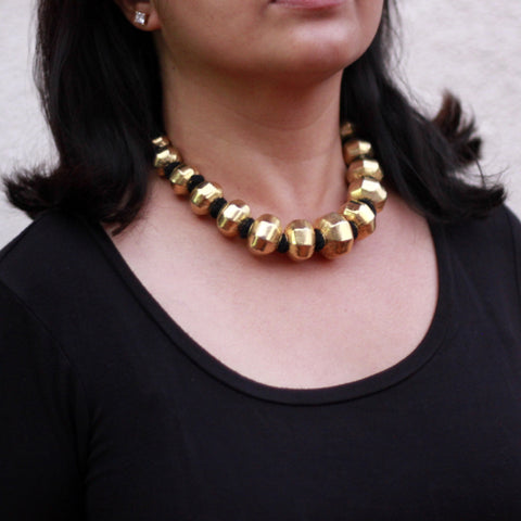 Big round dholki necklace