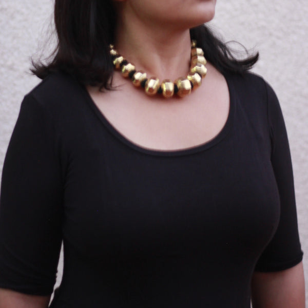 Big round dholki necklace